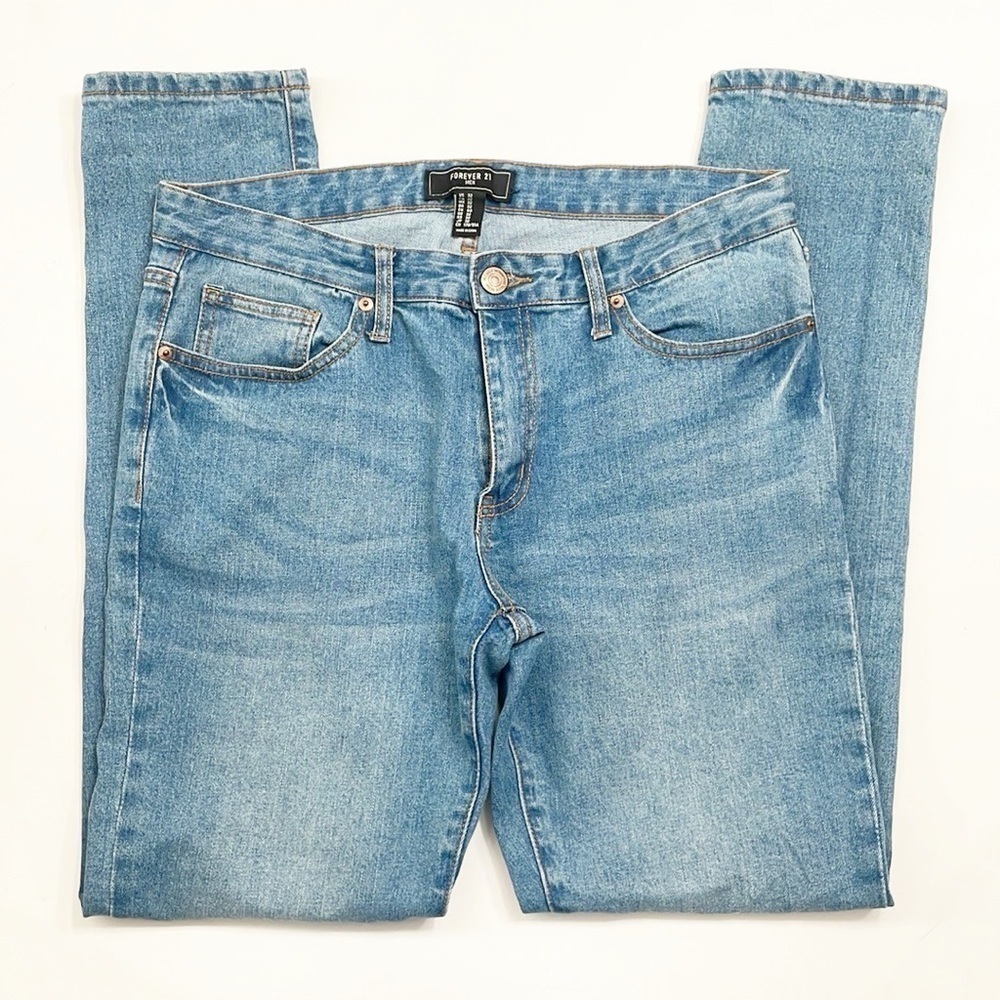 Forever 21 medium wash denim jeans